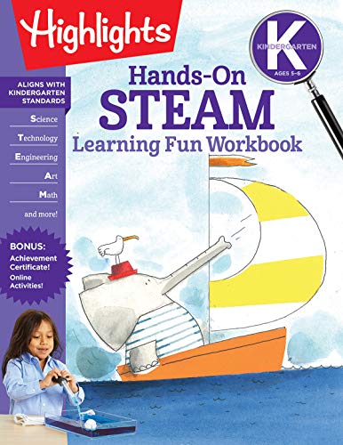 Kindergarten Hands-On STEAM Learning Fun Workbook (Highlights Learning Fun Workbooks) BKS