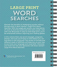 Load image into Gallery viewer, Brain Games - Large Print Word Searches (Teal) BKS
