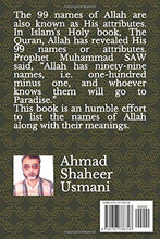Load image into Gallery viewer, Allah - 99 Names And Their Meanings Best Seller BKS
