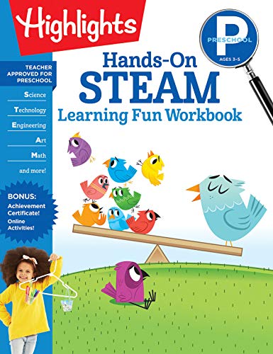Preschool Hands-On STEAM Learning Fun Workbook (Highlights Learning Fun Workbooks) BKS