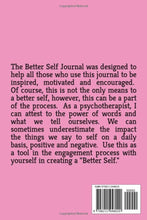 Load image into Gallery viewer, The Better Self Journal (The Better Self Series) BKS
