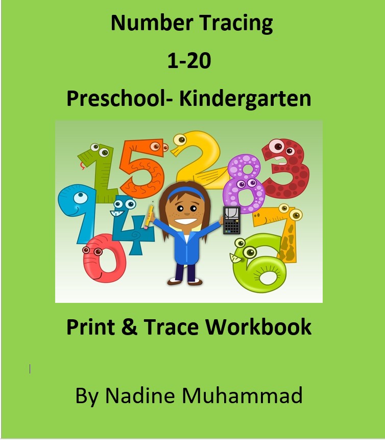 Number Tracing Workbook By Nadine Muhammad -Free PDF Download - Nations Products